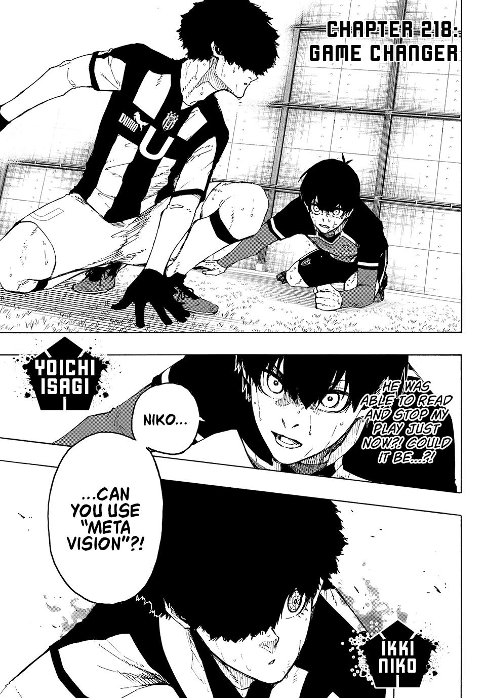 Blue Lock, Chapter 218 image 01