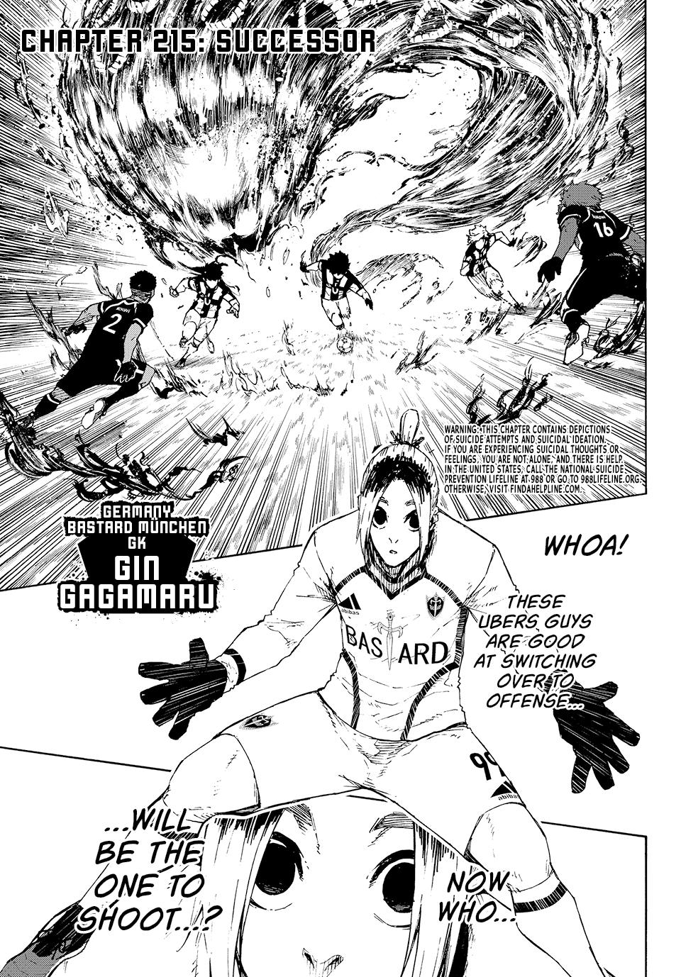 Blue Lock, Chapter 215 image 01