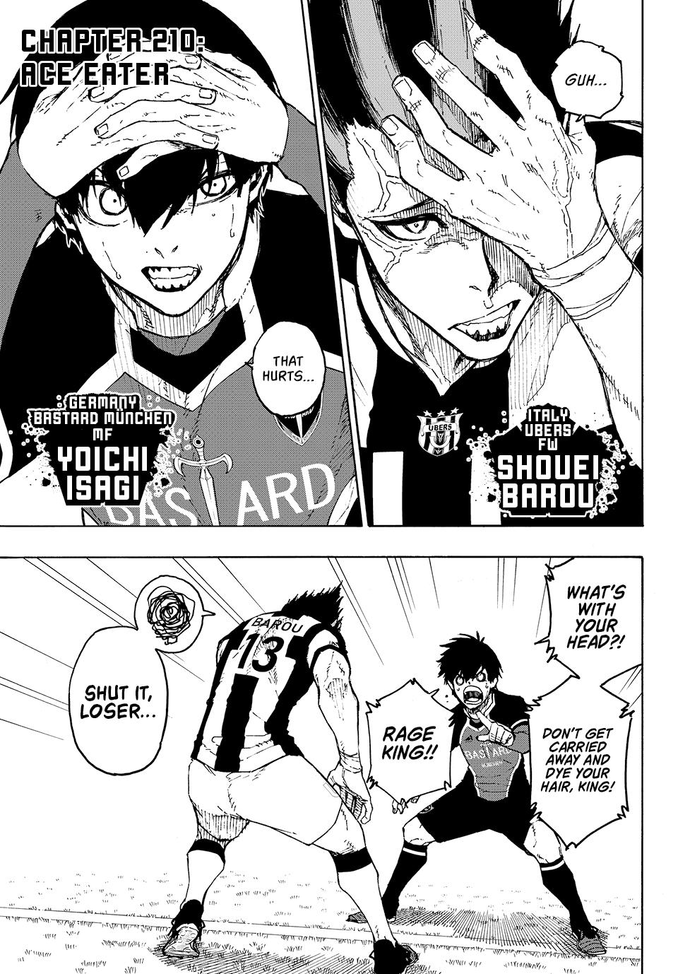 Blue Lock, Chapter 210 image 01